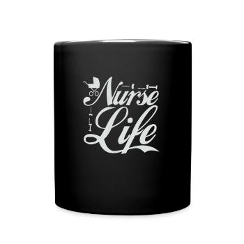 Nurse Life - Full Colour Mug - black - Front