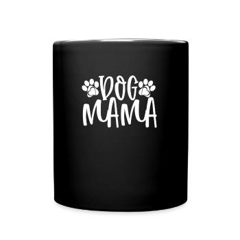 Maman chien - Mug uni - noir - Devant