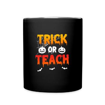Süßes oder Saures Halloween - Tasse einfarbig - Schwarz - Vorne