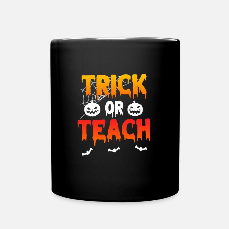 Süßes oder Saures Halloween - Tasse einfarbig - Schwarz
