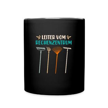 Gartenarbeit Gärtner Spruch - Tasse einfarbig - Schwarz - Vorne