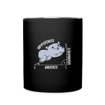 Mathématiques Hippotenuse mathématiques amusantes - Mug uni - noir - Devant