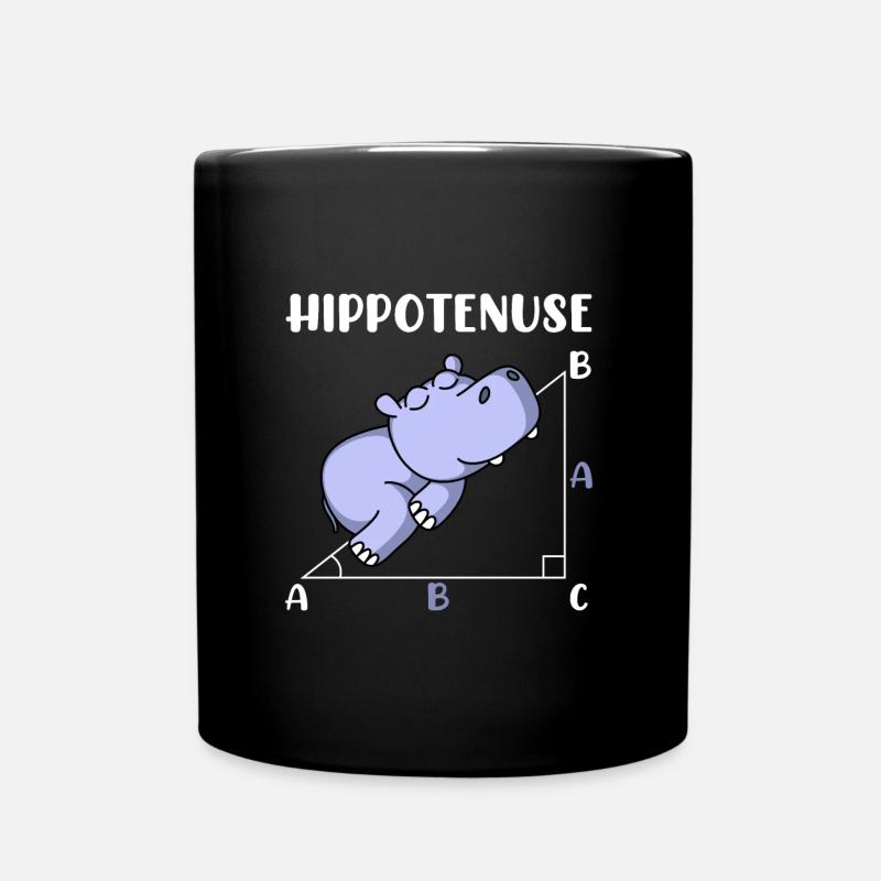 Hippotenuse mathématiques amusantes maths - Mug uni - noir