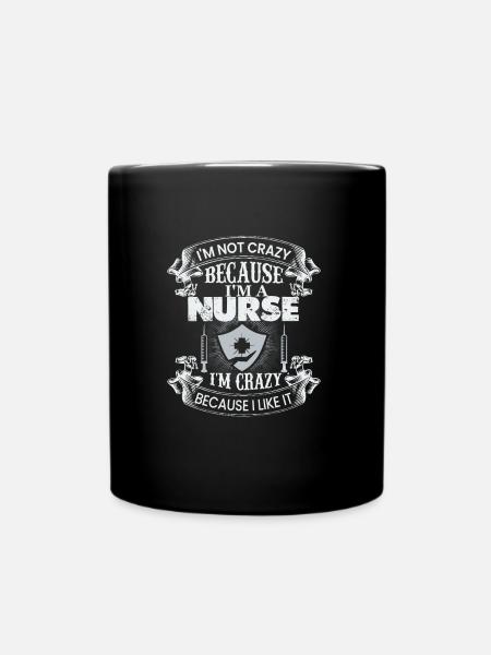 Infirmière folle - Mug uni - noir