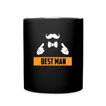 Best man wedding - Full Colour Mug - black - Front