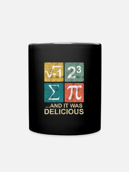 I ate some pie - Tasse einfarbig - Schwarz
