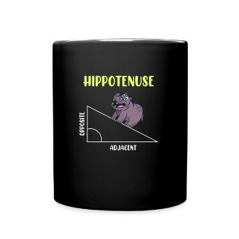 Hippotenuse Algèbre Mathématique Étudiant - Mug uni - noir - Devant