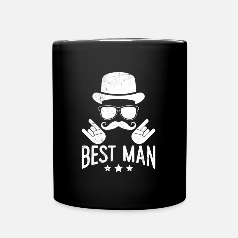 Best man wedding - Full Colour Mug - black