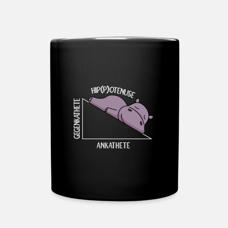 Algebra Mathestudent Mathelehrer Hippotenuse - Tasse einfarbig - Schwarz