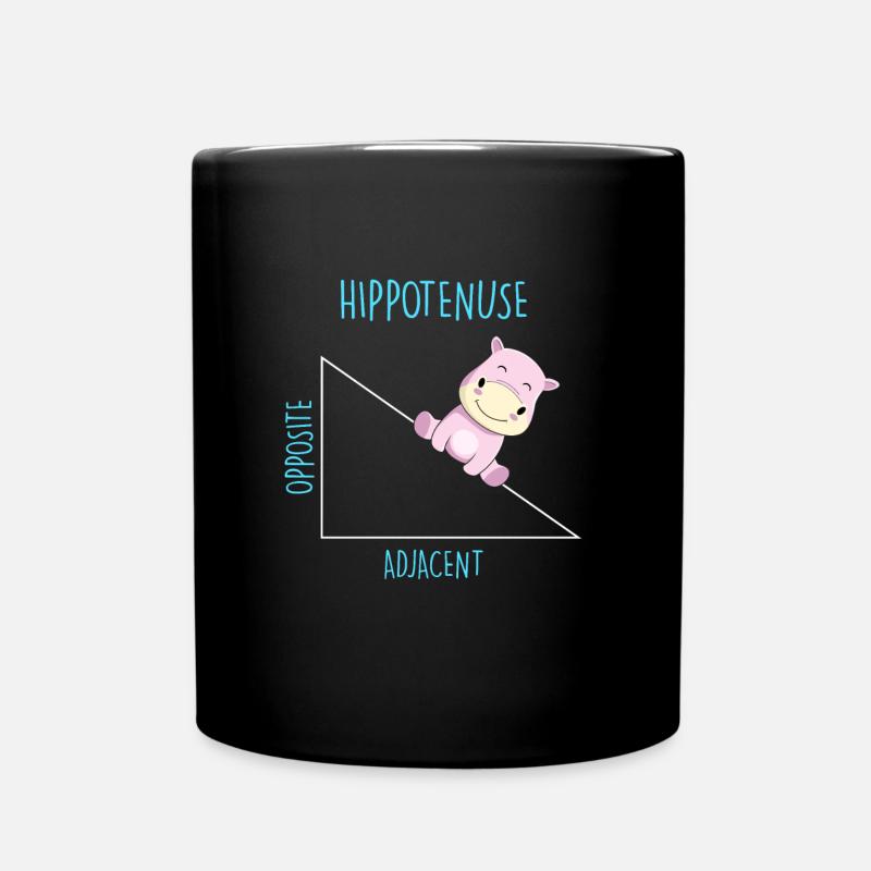 Hippotenuse Professeur de mathématiques - Mug uni - noir