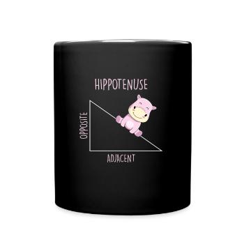 Hippotenuse Professeur de mathématiques - Mug uni - noir - Devant