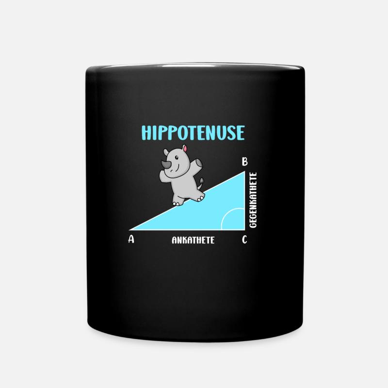 Hippotenuse Professeur de mathématiques Mathématicien - Mug uni - noir