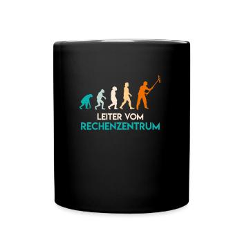 Leiter vom Rechenzentrum Garten - Tasse einfarbig - Schwarz - Vorne