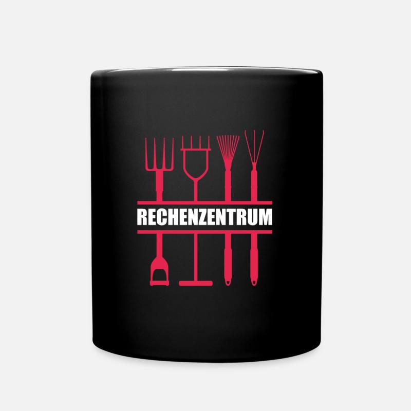Rechenzentrum - Tasse einfarbig - Schwarz
