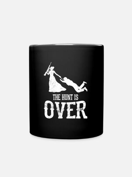 Chasse aux hommes Mariage Garçon De fête Mariée - Mug uni - noir