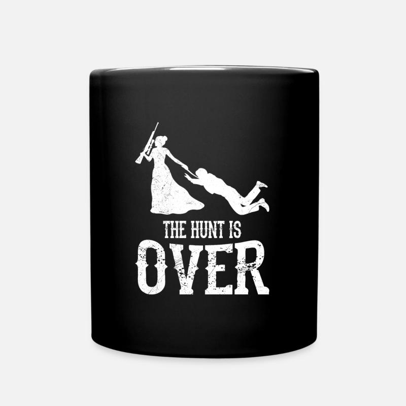 Chasse aux hommes Mariage Garçon De fête Mariée - Mug uni - noir