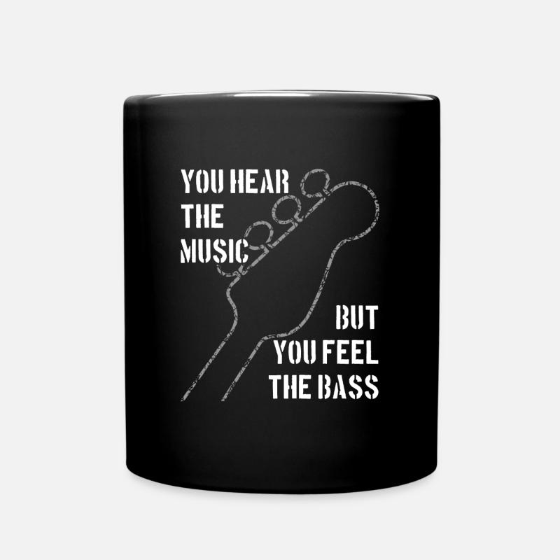 Vous écoutez de la musique et sentez les basses - Mug uni - noir