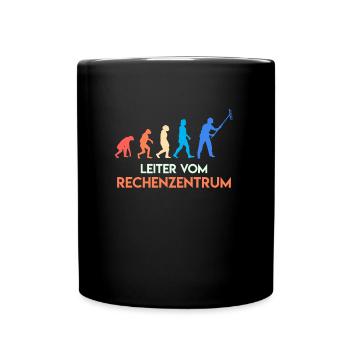 Leiter vom Rechenzentrum Garten - Tasse einfarbig - Schwarz - Vorne