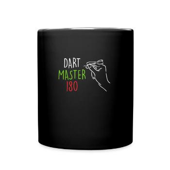 Dart Master 180 en fléchettes - Mug uni - noir - Devant