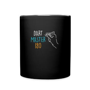 Dart Master 180 in Darts - Full Colour Mug - black - Front