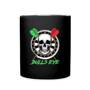 Bullseye Darts Bone Face Dartboard Dart - Mug uni - noir - Devant