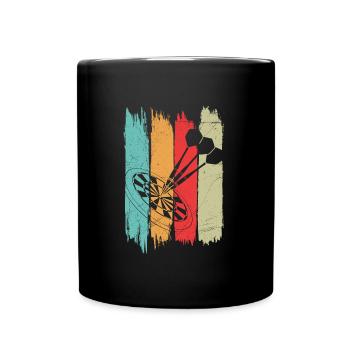 Fléchettes Fléchettes Fléchettes Fléchettes Fléchettes - Mug uni - noir - Devant