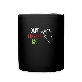 Dart Master 180 en fléchettes - Mug uni - noir - Devant