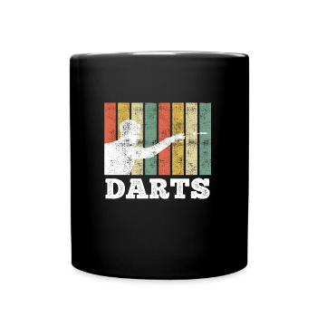 Joueurs de fléchettes fléchettes fléchettes fléchettes - Mug uni - noir - Devant