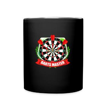 Darts Master Dartboard Dart Accessories Darts - Full Colour Mug - black - Front