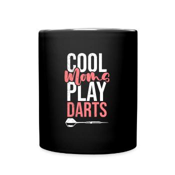 Cool Mamas Darts Ladies Darts Accessoires Jouer aux fléchettes - Mug uni - noir - Devant