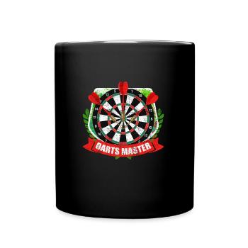 Darts Master Dartboard Dart Accessories Darts - Full Colour Mug - black - Front