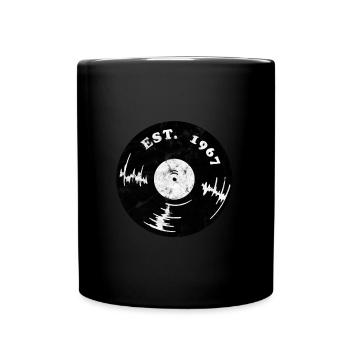 Jahrgang 1967 geboren Geburtstag Retro Geschenk - Tasse einfarbig - Schwarz - Vorne