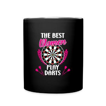 Women Darts Women Darts Darts Darts Accessories Darts - Full Colour Mug - black - Front