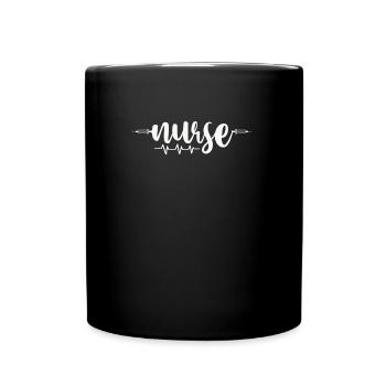 Nurse - Full Colour Mug - black - Front