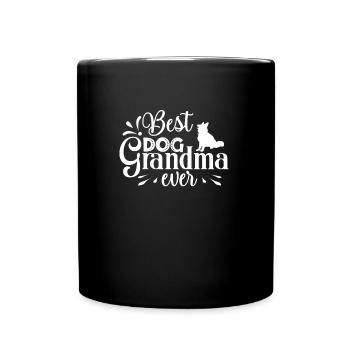 Meilleure grand-mère de chien de tous les temps - Mug uni - noir - Devant
