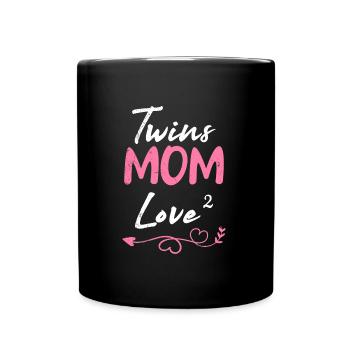 Gemini Baby Love High 2 Mother Become Mom - Full Colour Mug - black - Front