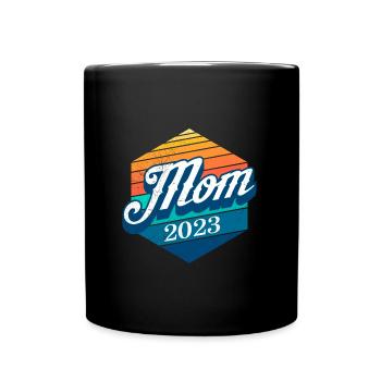 Maman 2023 - tomber enceinte Grossesse - Mug uni - noir - Devant
