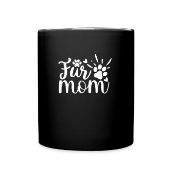 Fell-Mama - Tasse einfarbig - Schwarz - Vorne