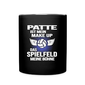 handball handballspielerin handball-mom - Tasse einfarbig - Schwarz - Vorne