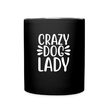 Chienne folle - Mug uni - noir - Devant