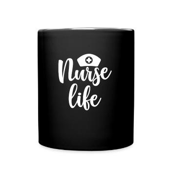 Nurse Life - Full Colour Mug - black - Front