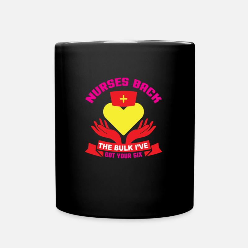 KRANKENSCHWESTER Nurses back the bulk Ive - Tasse einfarbig - Schwarz