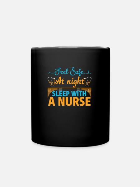 KRANKENSCHWESTER Pflegerin - Tasse einfarbig - Schwarz