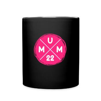 Mama 2022 Werdende Mama Schwangerschaft Mum 2022 - Tasse einfarbig - Schwarz - Vorne