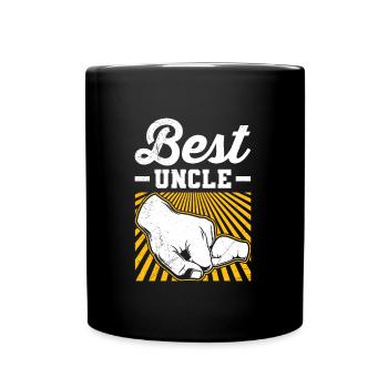 Meilleur oncle - Mug uni - noir - Devant