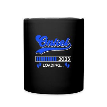 Onkel 2023 loading Onkel - Tasse einfarbig - Schwarz - Vorne