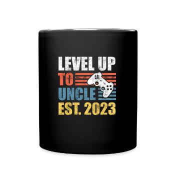 Niveau jusqu’à Oncle 2023 - Mug uni - noir - Devant
