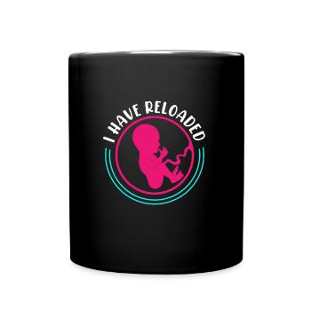 I have reloaded second child - Full Colour Mug - black - Front