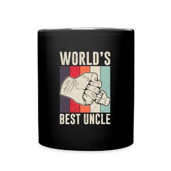 Meilleur oncle du monde - Mug uni - noir - Devant