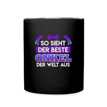 Voici à quoi ressemble le meilleur oncle du monde - Mug uni - noir - Devant